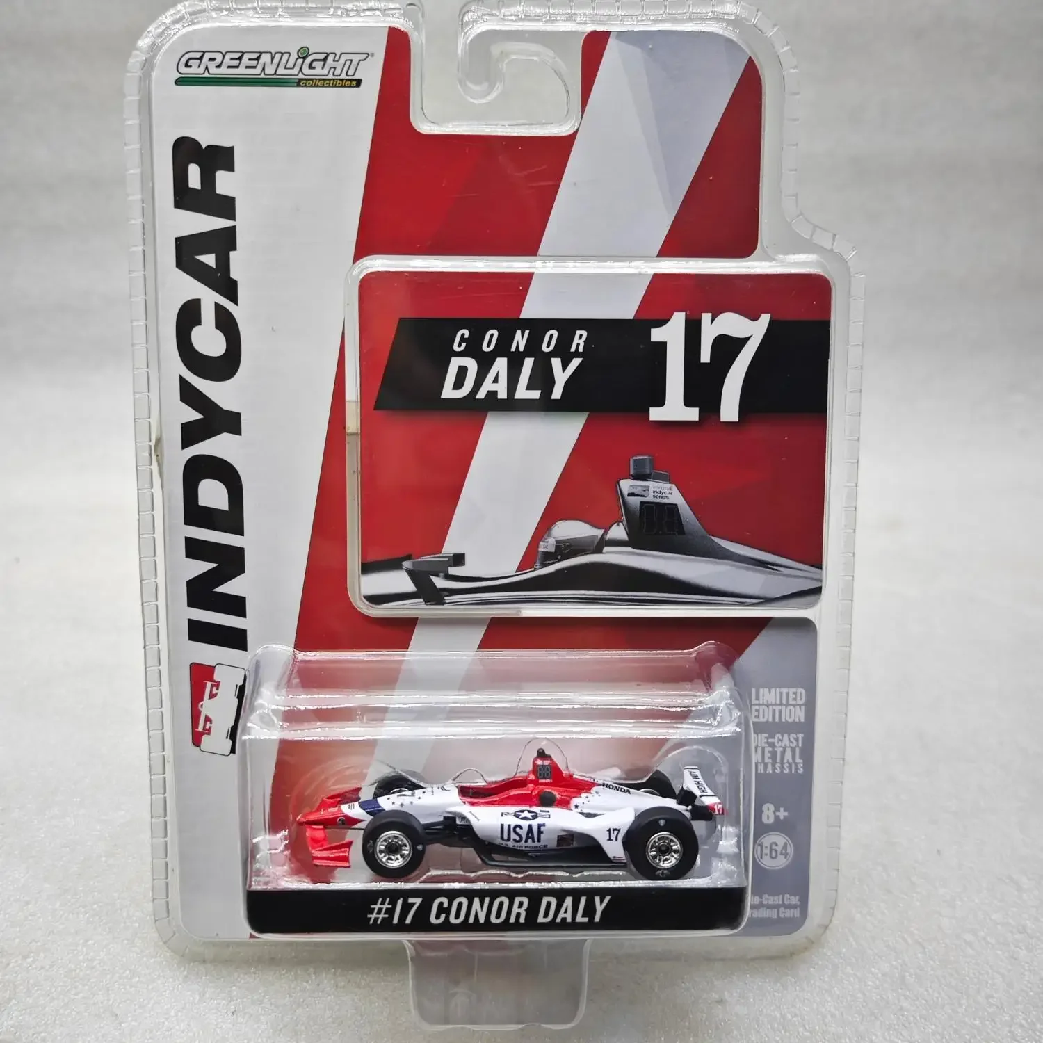 

GreenLight 1:64 NTT IndyCar Series - 2018 #17 Conor Daly - USAF Car Model Toy Collection Ornament