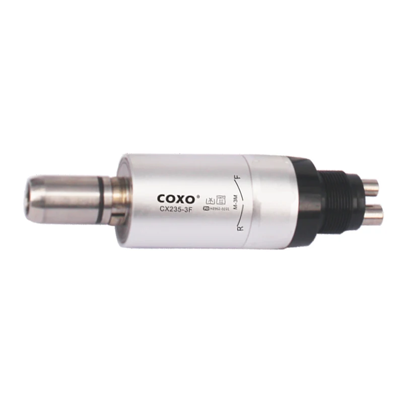 COXO CX235-3F M-3M4 External Air Motor Low Speed Handpiece 4 hol Forward and reverse rotationDental Equipment