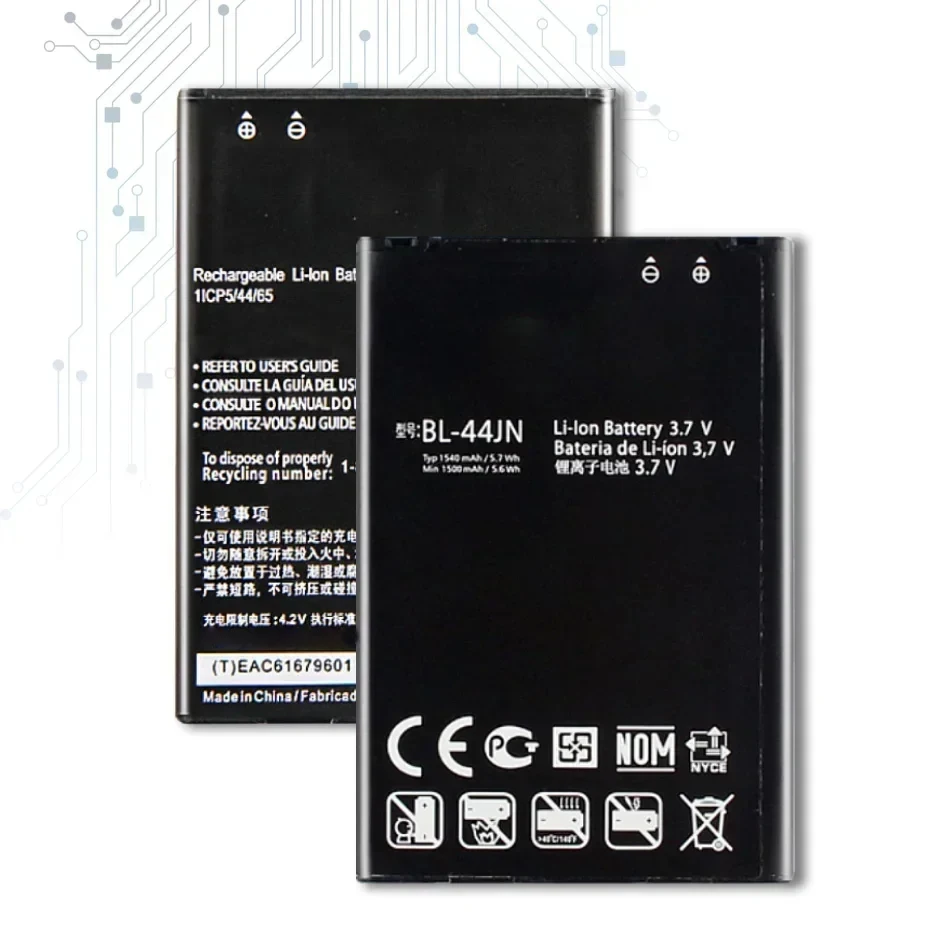 BL-44JH BL-44JN BL-44JR BL-52UH BL-59JH BL-53QH BL-41ZH Battery For LG Optimus L7 P700 P750 P705 MS770 E440 E460 E455 BL 44JH