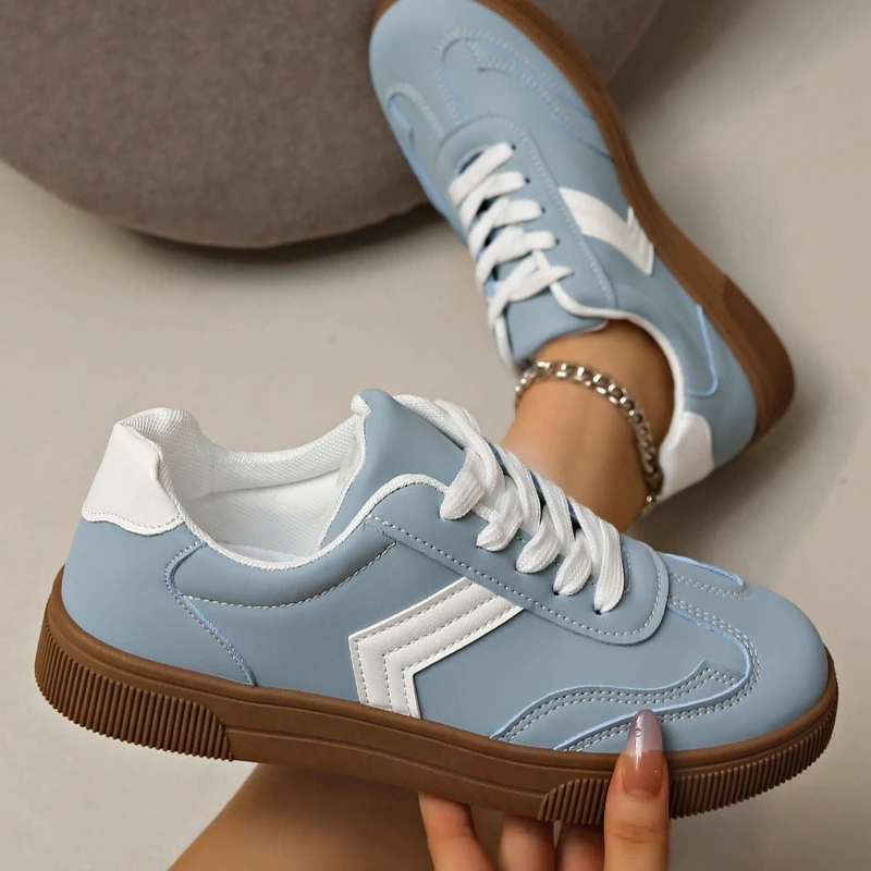 

Новинка 2023 года, женская прогулочная обувь, обувь для скейтбординга, женские кроссовки, красная повседневная обувь на шнуровке, повседневные кроссовки для бега De Mujer