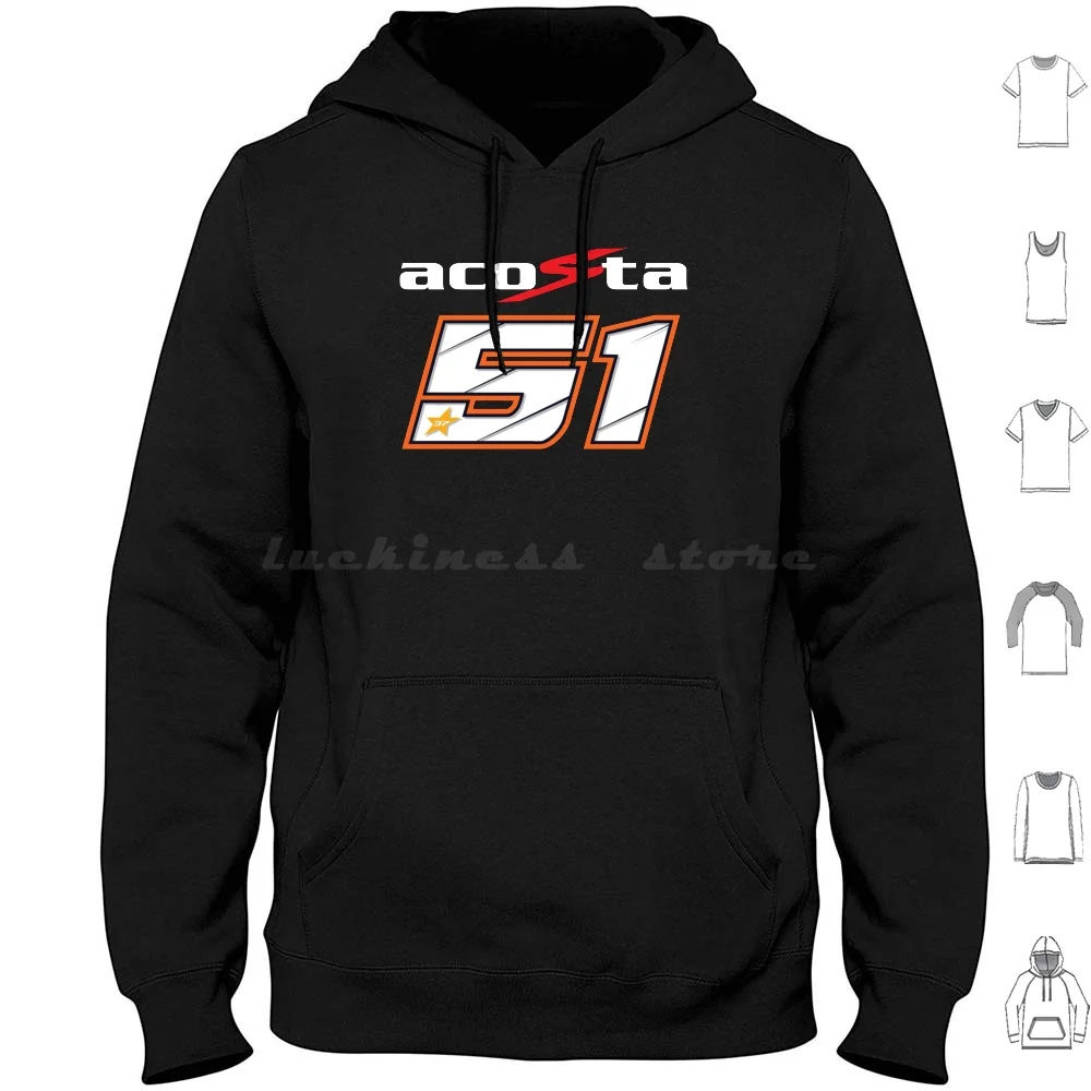 Pedro 51 Hoodie Cotton Long Sleeve Moto2 Helmet Motorbike Motorcycle Racing Racer Sports Bike Enthusiast Moto 2 Race Lover