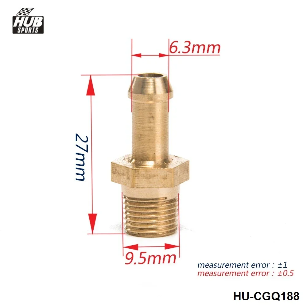 Turboc Compressor Brass Boost Nipple 1/8