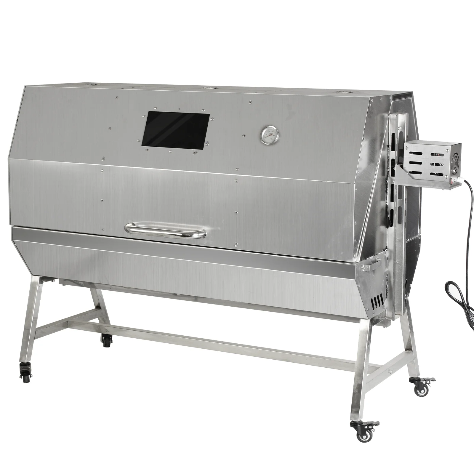 Large Stainless Steel Goat Pig Chicken BBQ Spit Bbq Grill With Electric Motor Rotisserie Barbeque Smoker Roast Whole Lamb