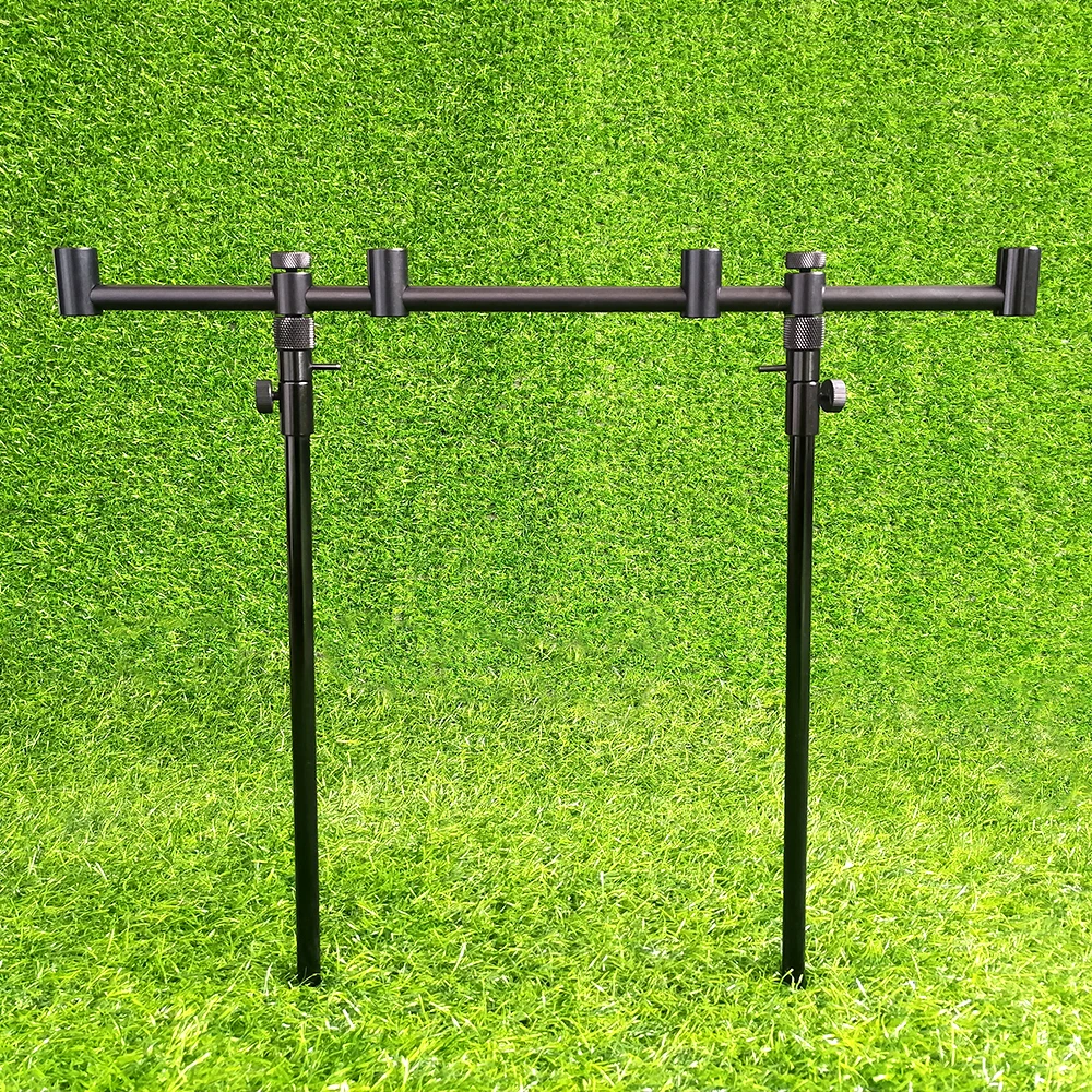 Hirisi Carp Fishing Rod Pod Bank Stick and Buzz Bar Fishing Rod Rest Head Fishing Accessories