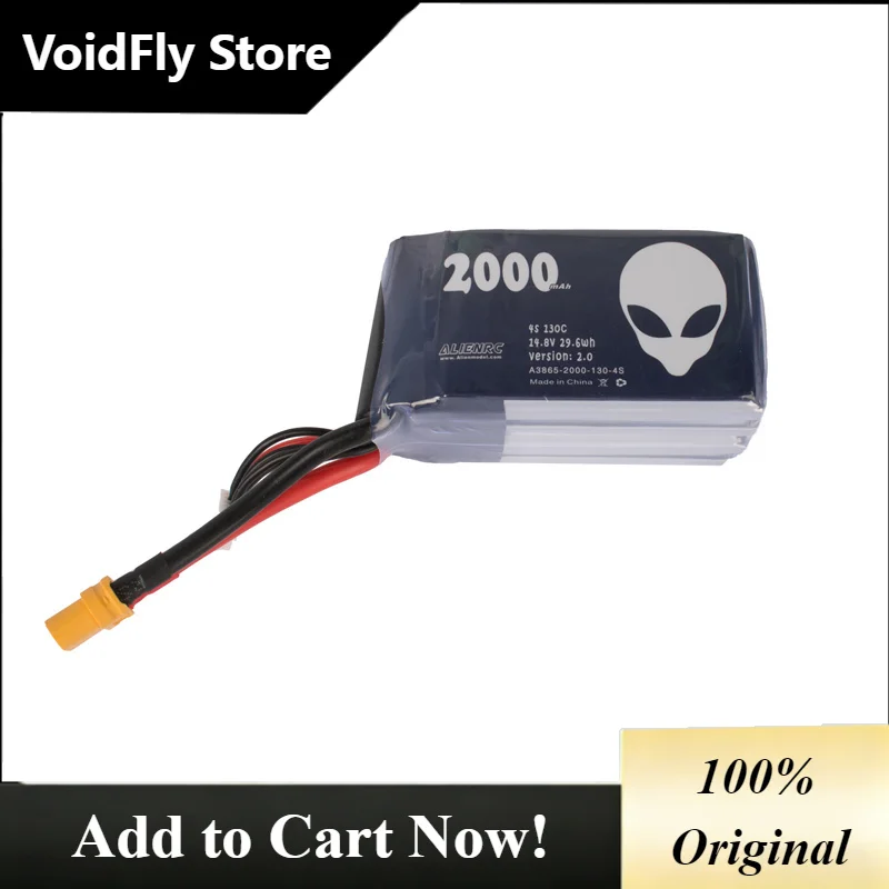 VoidFly ALIENRC 2000mAh 4S 14.8V 130C UAV racing battery multi-rotor lithium battery