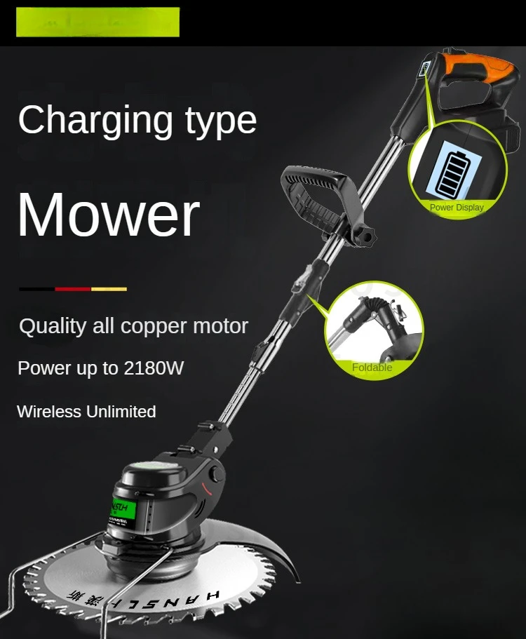 

Precision Cutting & Efficiency Compact & Lightweight Lithium-ion Lawn Mower