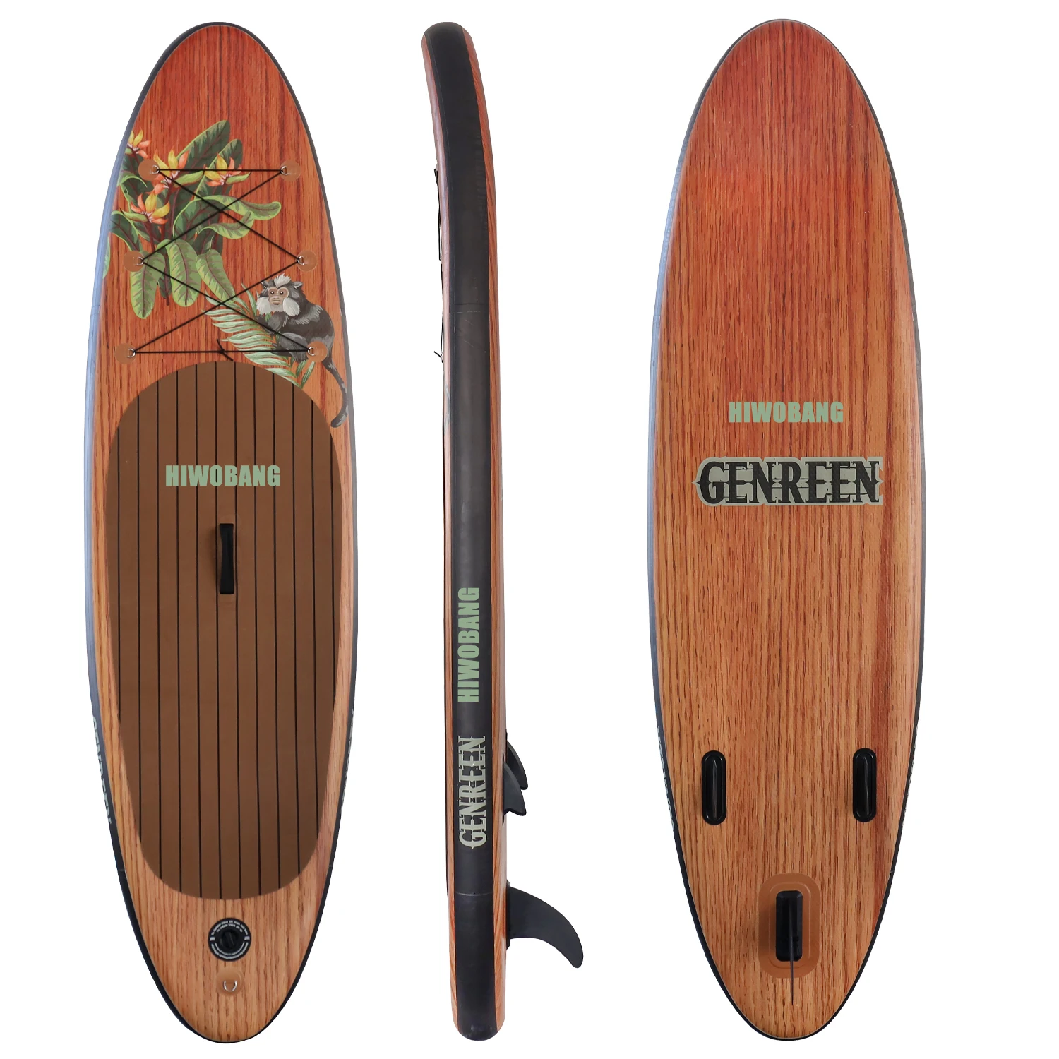 Placa inflável redonda ISUP Stand Up Paddle Board