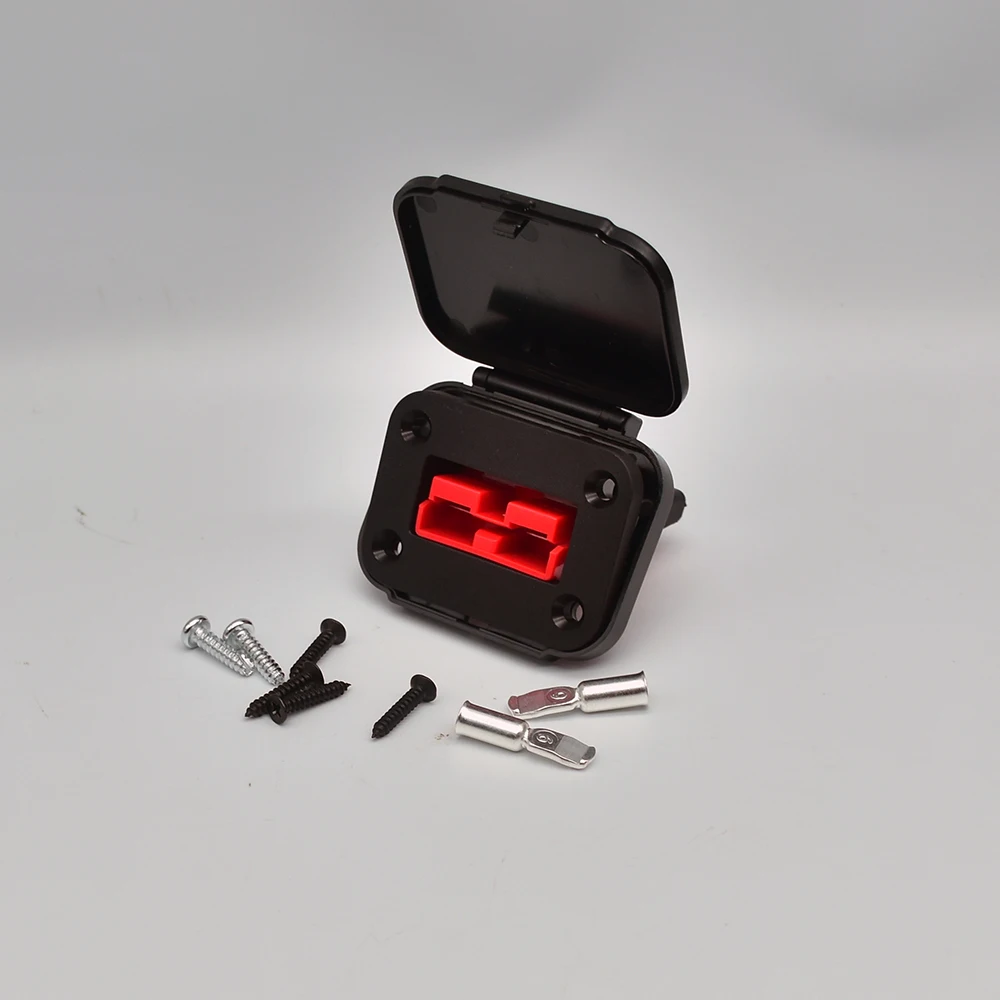 1 Stück 50A Kabelstecker für Steckverbinder, Unterputz-Halterung, Abdeckung für Wohnwagen, Wohnmobil, Boot, LKW