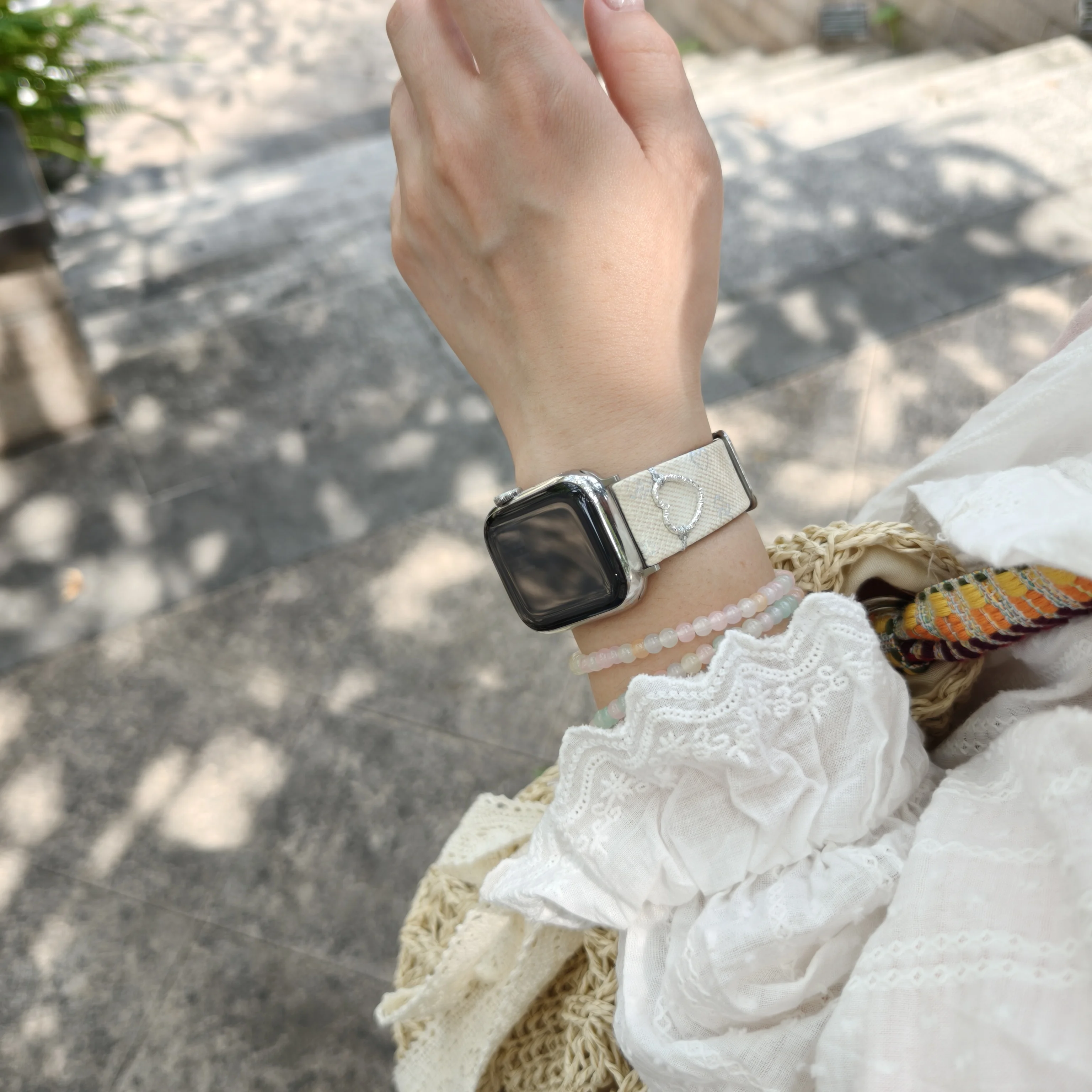 حلقة جلدية ممتازة لسوار ساعة أبل للنساء 10/9/8/7/6/5/4/3/2/1 SE 38 مللي متر 40 مللي متر 41 مللي متر 42 مللي متر 44 مللي متر 45 مللي متر 46 مللي متر 49 مللي متر حزام