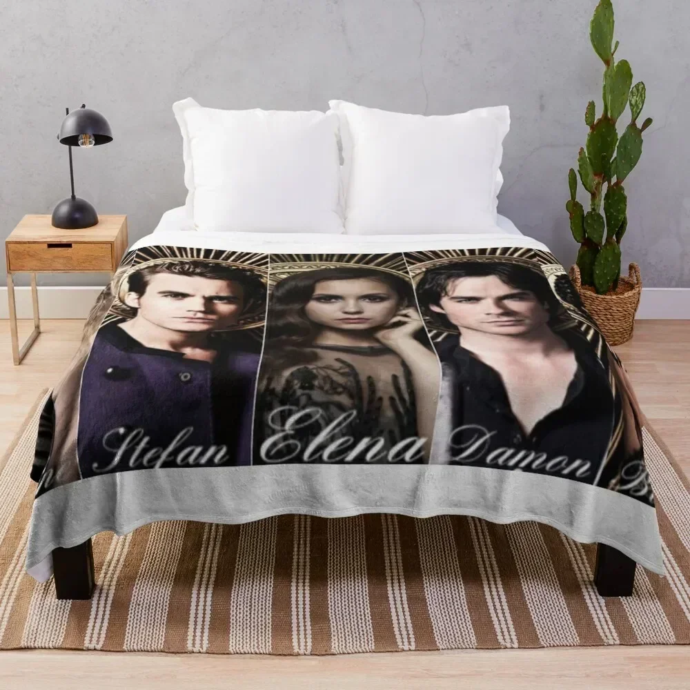 Tvd Cast Photoshoot Throw Blanket decorative Luxury Brand Blankets