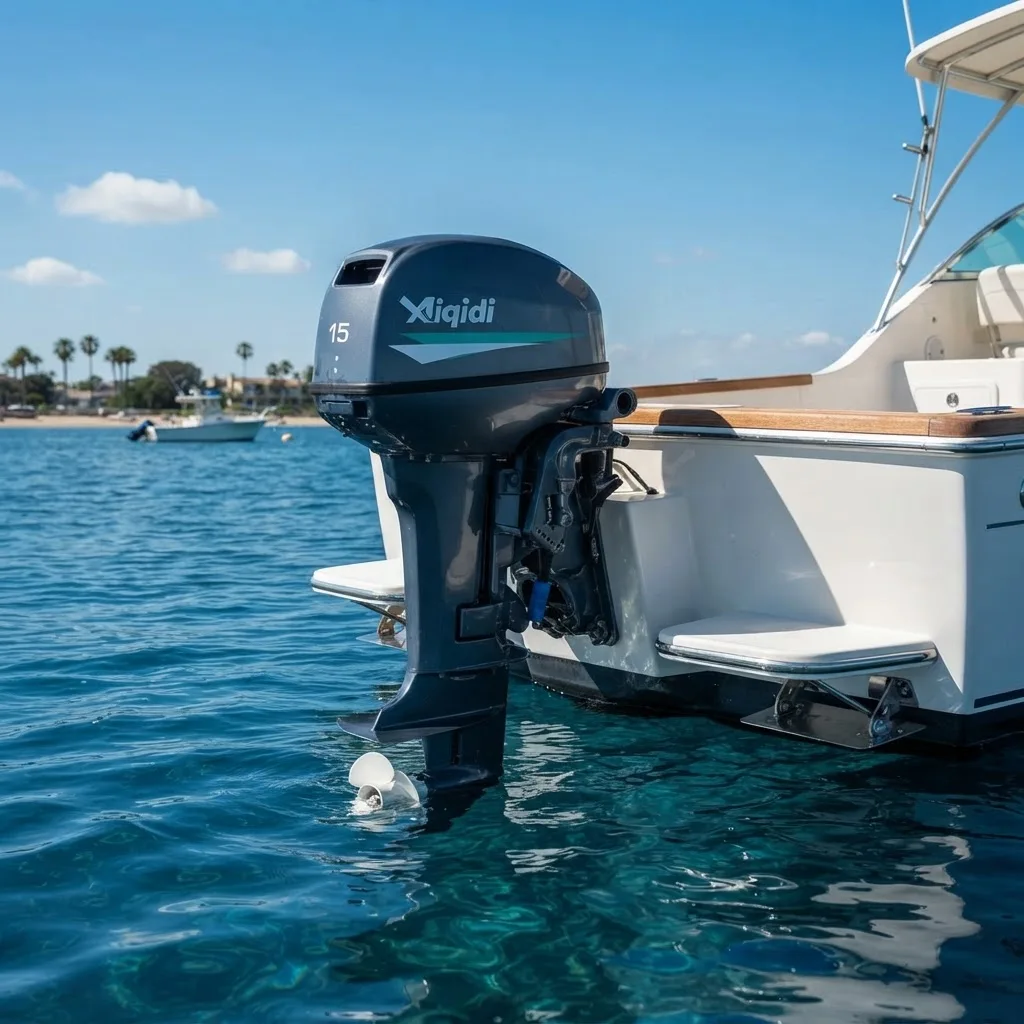 Aiqidi New Electric Outboard Boat Engine 15HP 72V Water Cooling Free Customization
