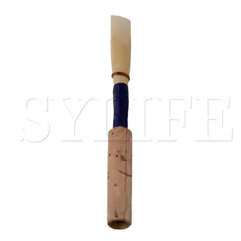 Yeni kırmızı el yapımı obua sazlık mantar kamış orta W/vaka