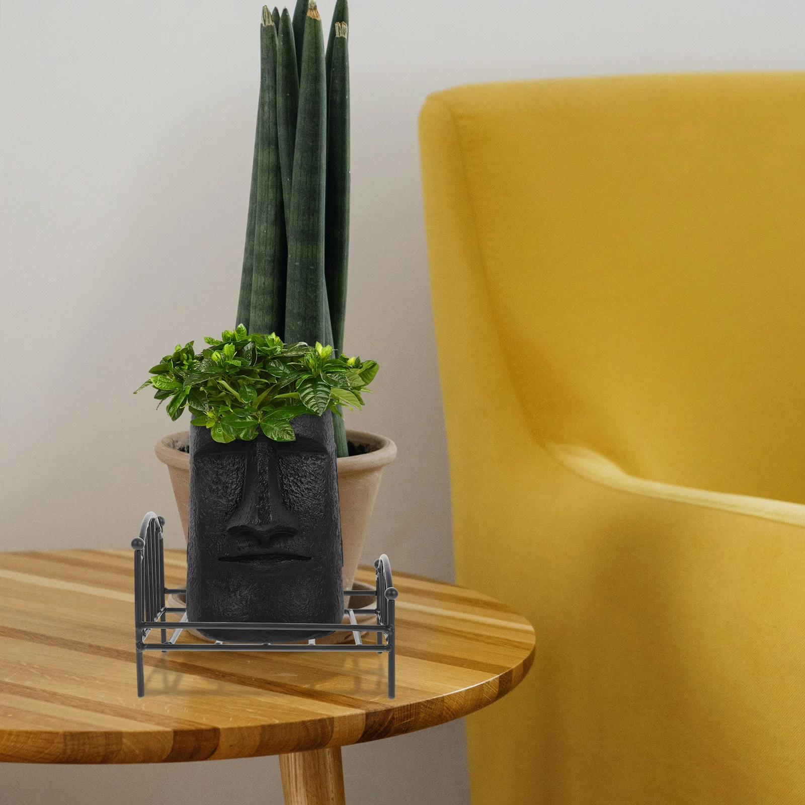 Miniatuur metalen bedframe Perfect formaat Mini huis slaapkamer accessoire Tiny House bedframe Mini meubilair Iron Art Pot Stand