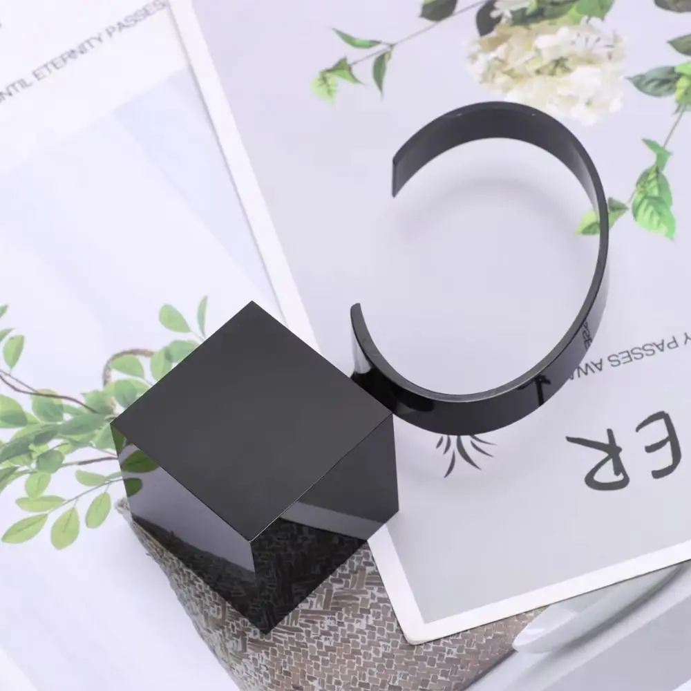 

4/6/8cm New Acrylic Watch Display Holder C-Shaped Lightweight Watch Organizer Upscale Jewelry Showcase Tool