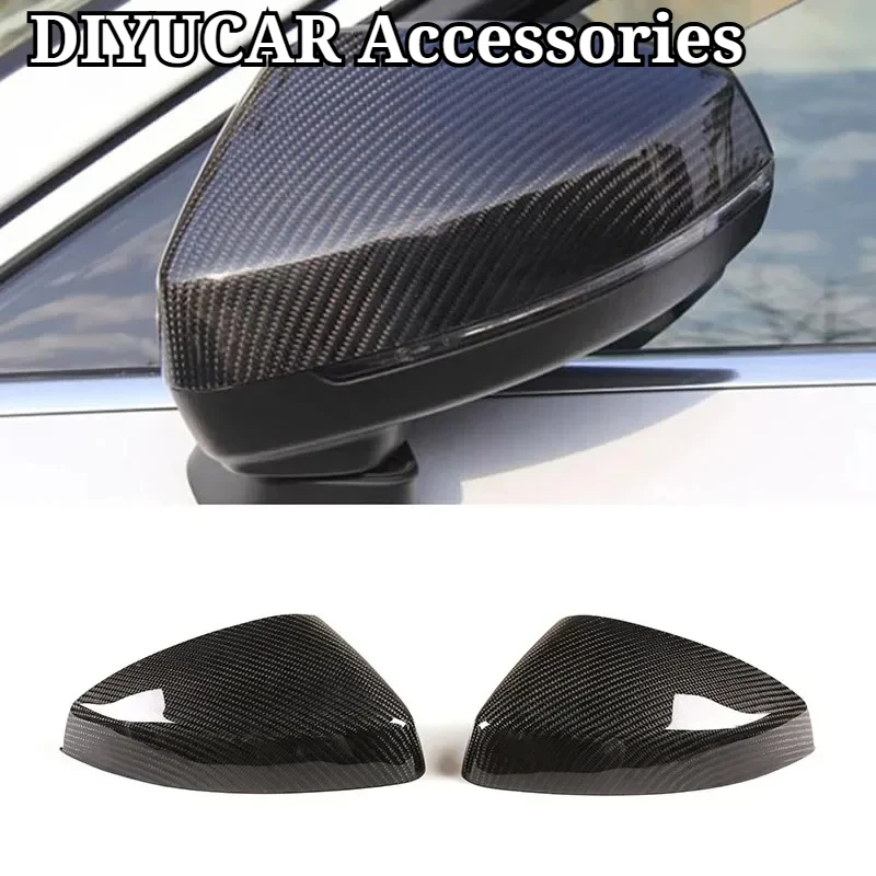 For Audi A3 S3 RS3 8V 2014-2021 Real Carbon Fiber Car Rearview Mirror Cover Trim Exterior Car Accessories(Replacement Parts)