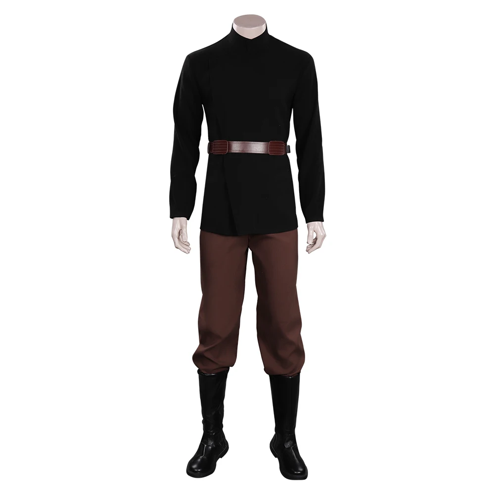 Dooku Cosplay Costume pour homme, Black Everak Movie Battle Space, Jedi Roleplay Outfits, Halloween Carnival Party, Déguisement imbibé