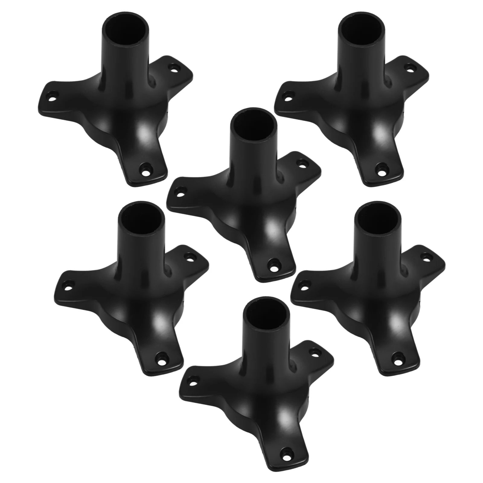 

6pcs Light Base Garden Lamp Holder Lawn Accessories Stable Plastic Base for Outdoor Yard Post