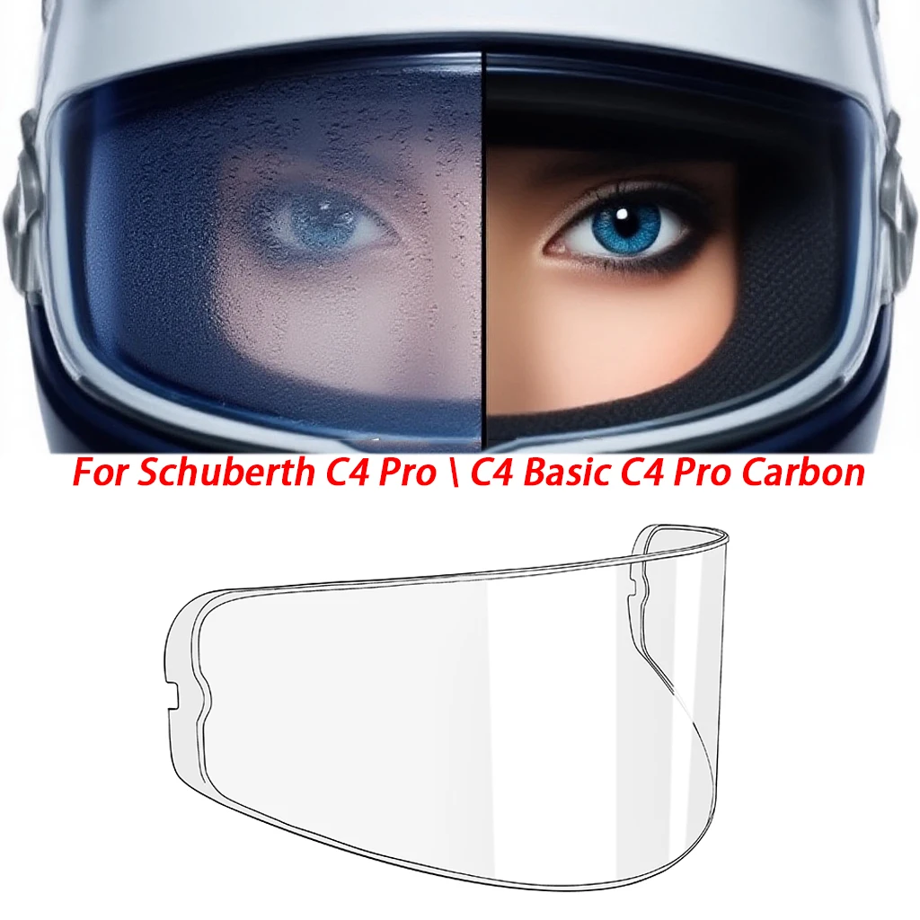 

Motorcycle Helmet Lens Anti-fog patch For Schuberth C4 Pro \ C4 Basic C4 Pro Carbon visor Insert Anti-fog Film