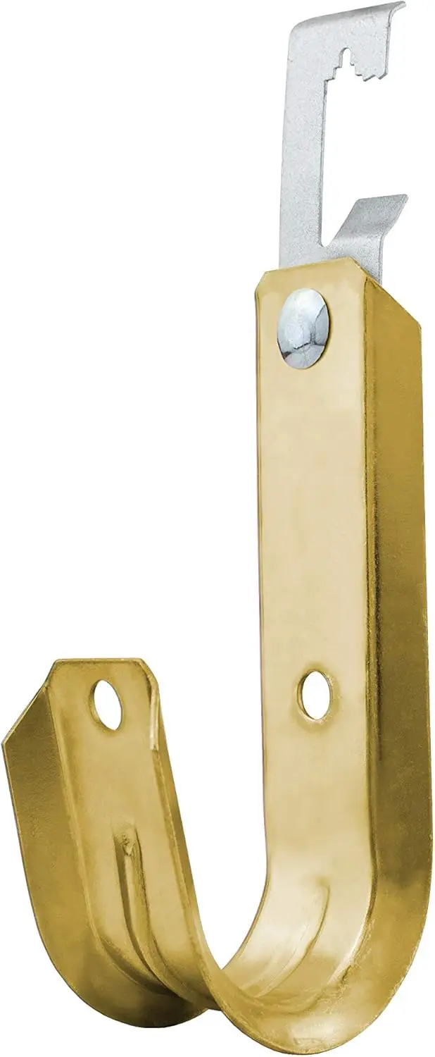 

Heavy Duty Metal J-Hook Cable Support with Batwing Clip for Ceiling Wire & Threaded Rod, 25-Pack