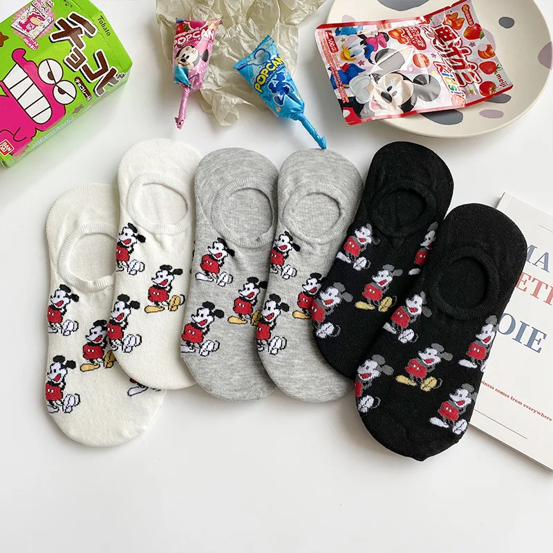 

3/5 Pairs of Fashionable Cute Funny Cartoon Pattern Women's Knitted Socks For Summer Comfort Casual Breathable Neutral Socks
