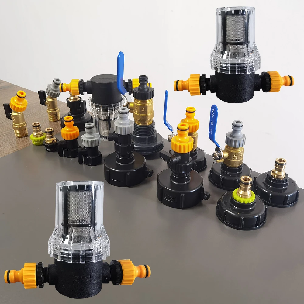 Car wash Garden irrigation Outdoor water bucket Water connection accessories IBC S60 * 6 Universal Water Connection Kit