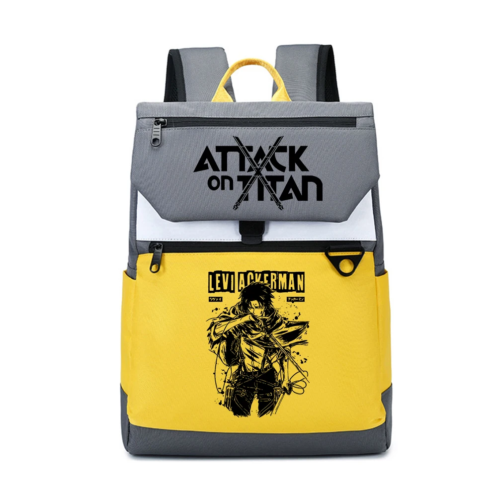 Attack On Titan The Final Season Backpack Cartoon Students School Bags Kids Bookbag Travel Bagpack Shoulder Bag Daypack Mochila