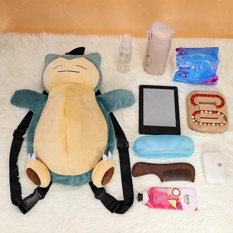 

Pokemon Plush Toys Anime Charizard Ho-Oh Mimikyu Mew Snorlax Psyduck Backpack Cartoon Stuffed Schoolbag Shoulder Bag Dolls