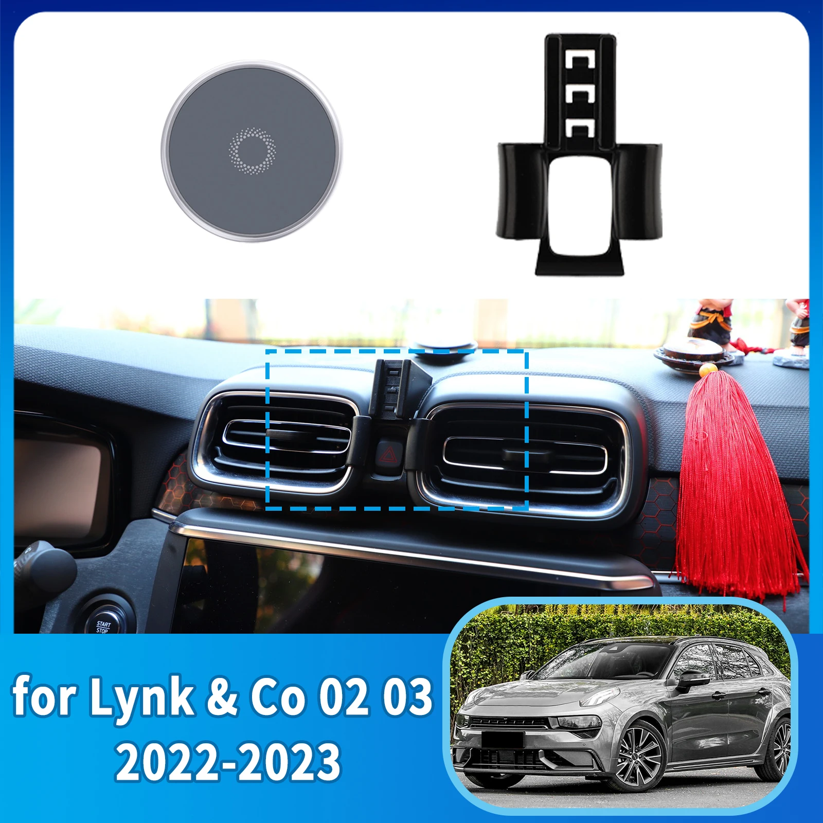 

​​fit for Lynk & Co 02 03 2022 2023 Integrated Screen Mount Phone Holder Mount Car accessoires