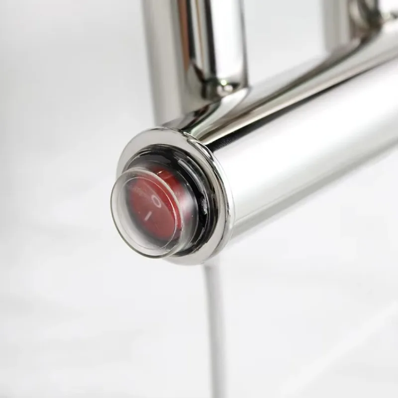 8 طبقات سكة تعليق المناشف الكهربائية ذات الأسلاك الصلبة مع الرف