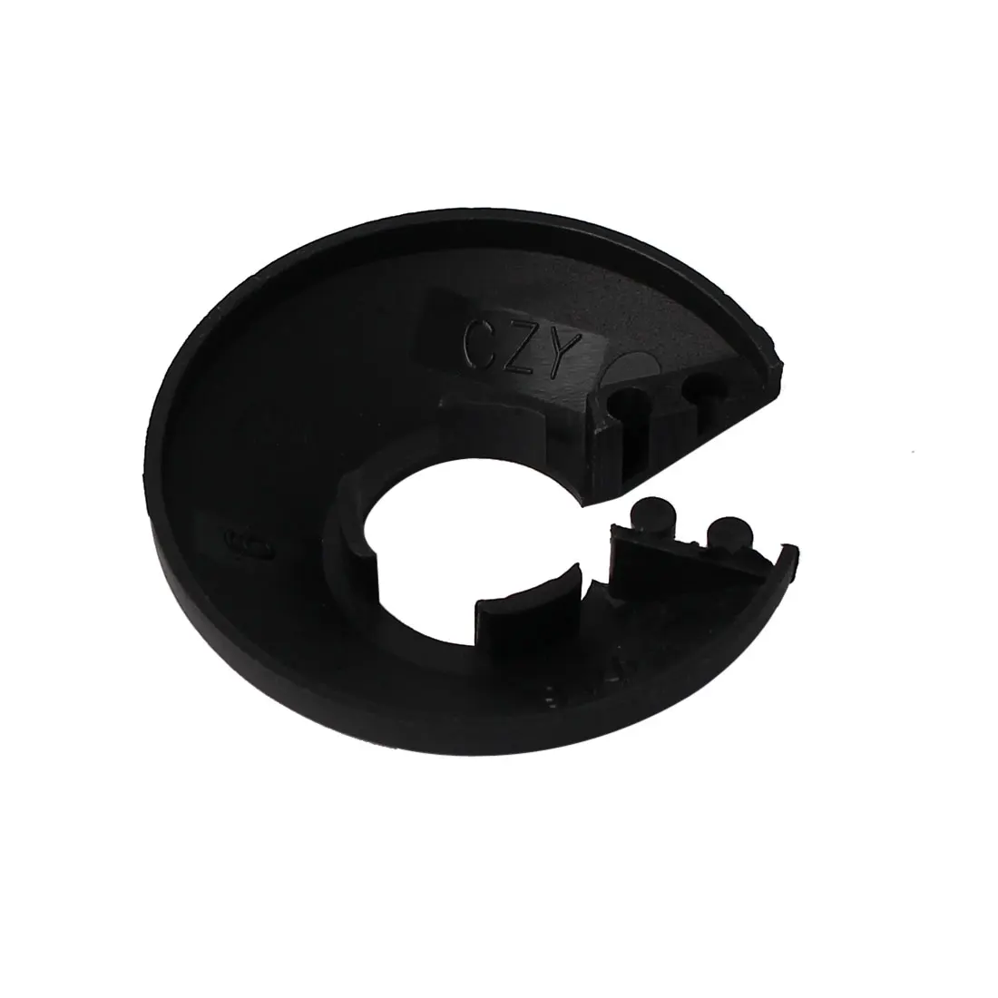 Uxcell 1/4Pcs Water Pipe Cover Pipe Plastic Collar Decoration Wall Flange Radiator for Angle Valves Faucet 16-75mm Black/White