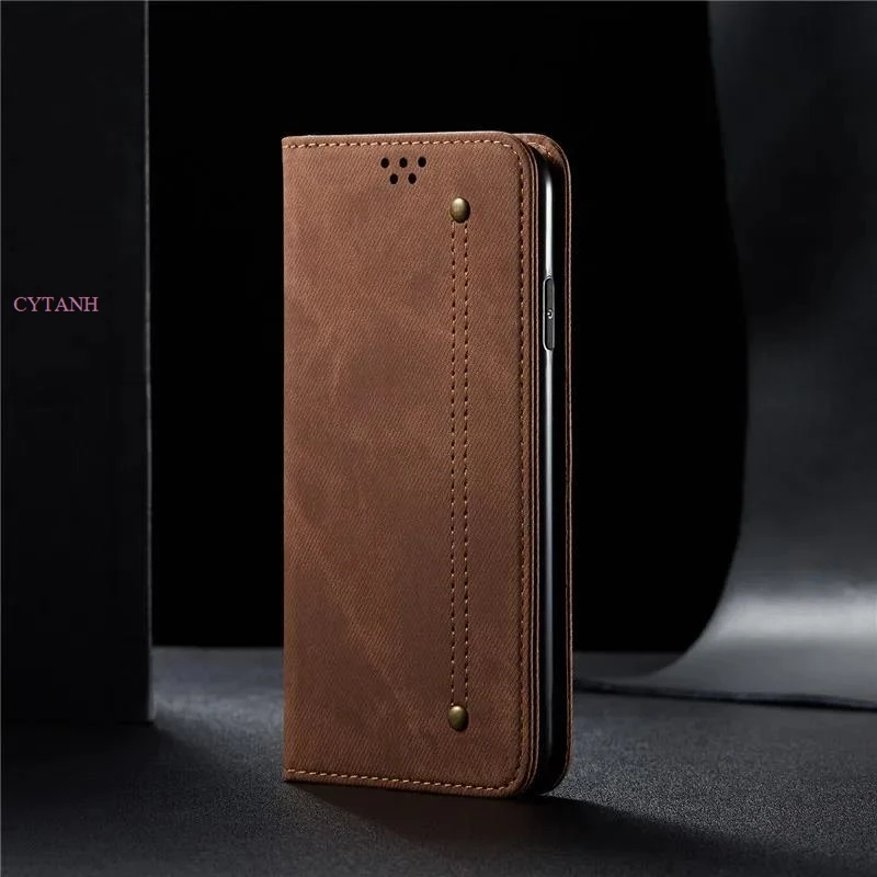 Jeans Texture Denim Pattern Leather Wallet Flip Case For Honor Magic6 Pro Magic 6 Pro Book Coque