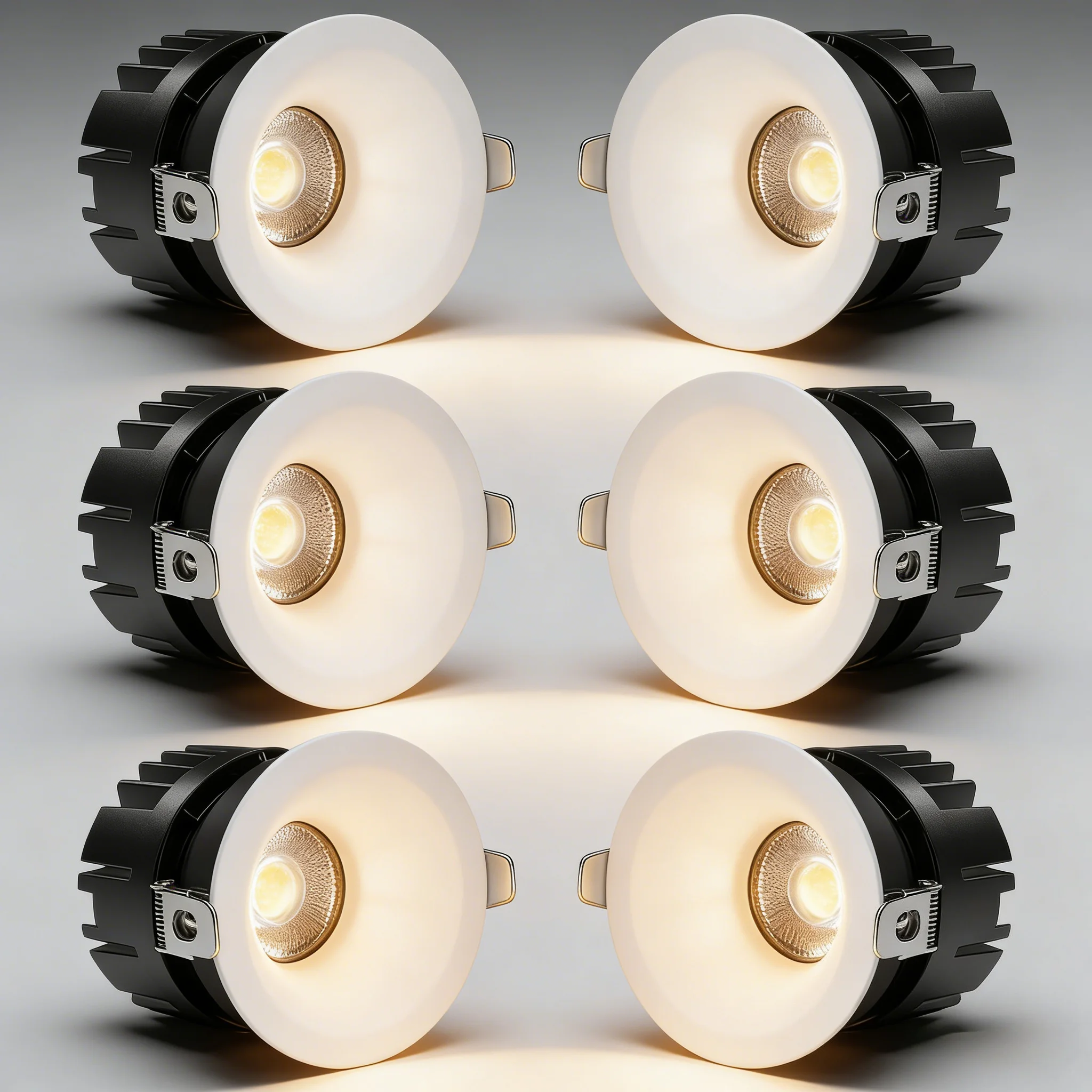 

Диммируемый светодиодный встраиваемый потолочный светильник-спот 5W 7W 12W, диаметр отверстия 75 мм, 220В, алюминиевый, для дома, офиса, магазина, внутреннего освещения