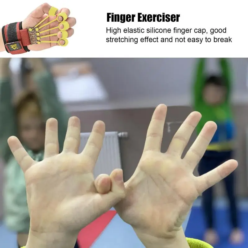 Finger Strengthener Bands Hand Grip Set Strengthener Exerciser Kit Finger Stretcher Speed Up Rehabilitation 10/20/40/60lbs