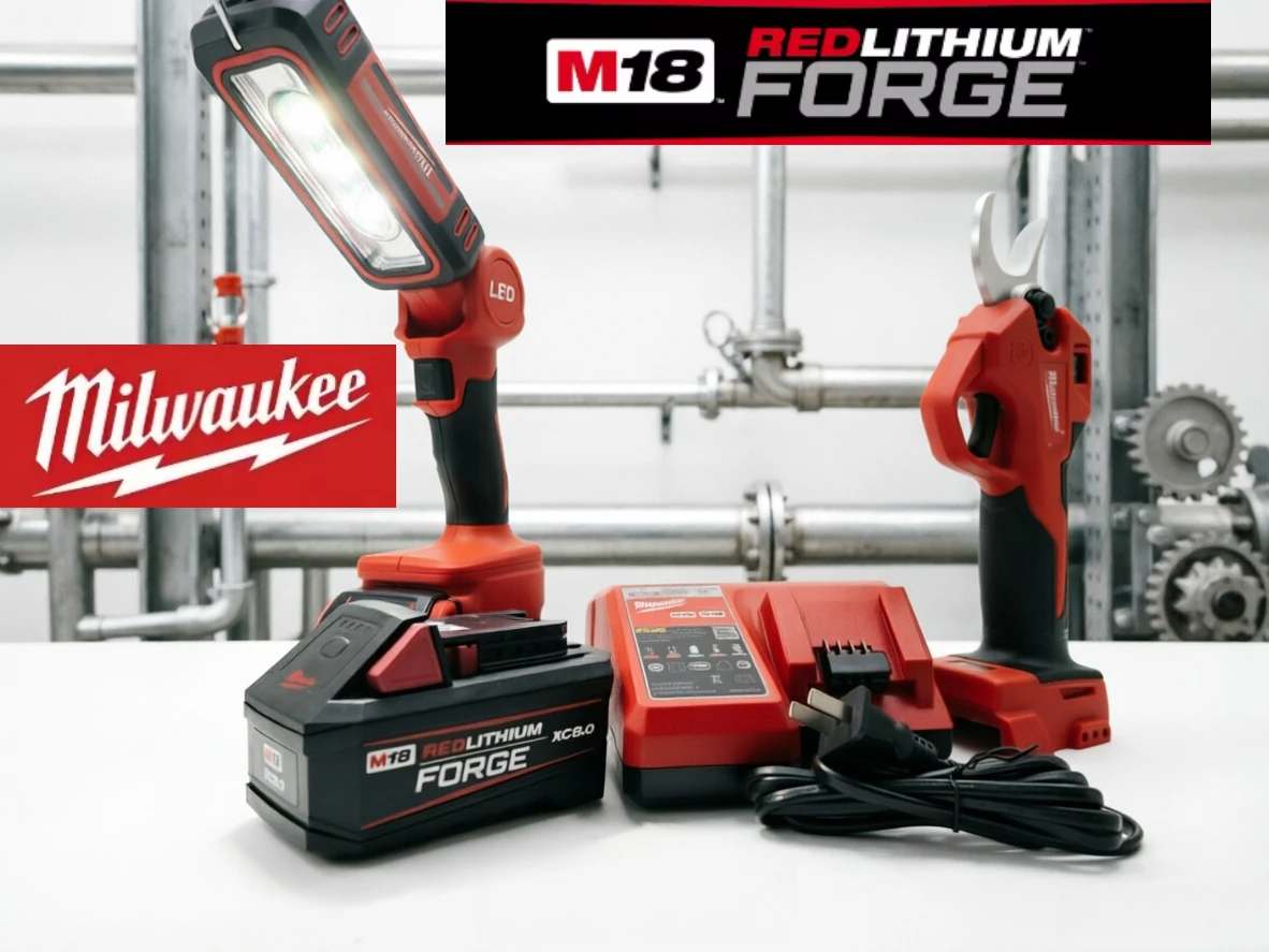 

Genuine MilwaukeeM18 8.0Ah Lithium Battery Authentic Long Lasting Power Fit Right Angle Drill SDS Max Demolition Hammer Chainsaw