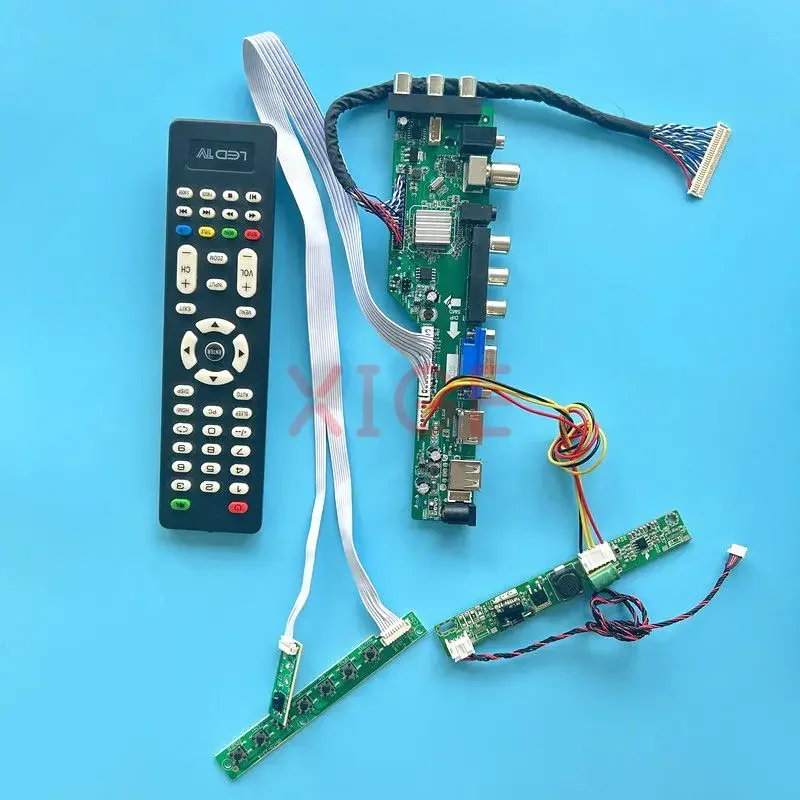 

For LTM240CL01 LTM240CL08 Controller Driver Board 30-Pin LVDS LCD Panel 1920*1200 AV+USB+DHMI+VGA Kit DIY 24" Digital Signal DVB