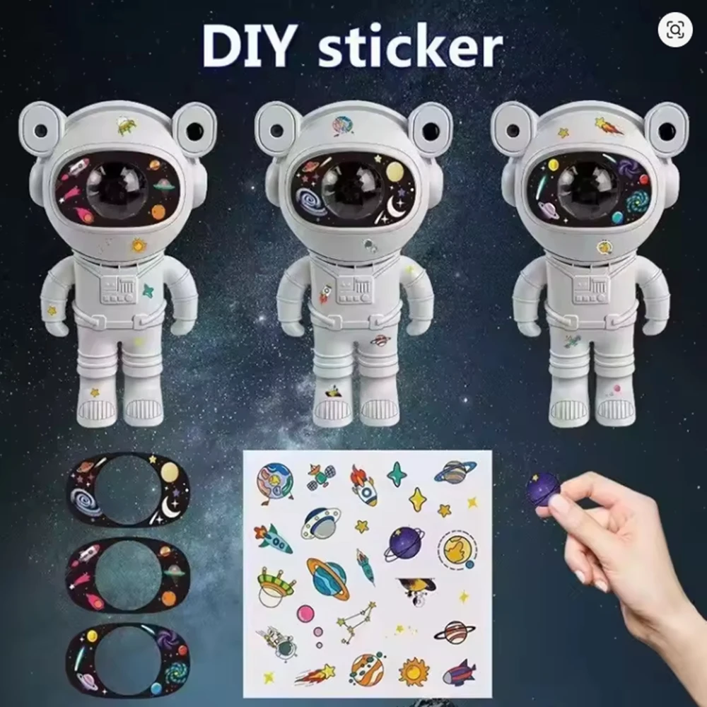 USB Bluetooth Astronaut Sternenlicht-Projektor LED Schlafzimmer Ambiente Nachtlicht Aurora Mond Astronaut Bluetooth-Lautsprecher
