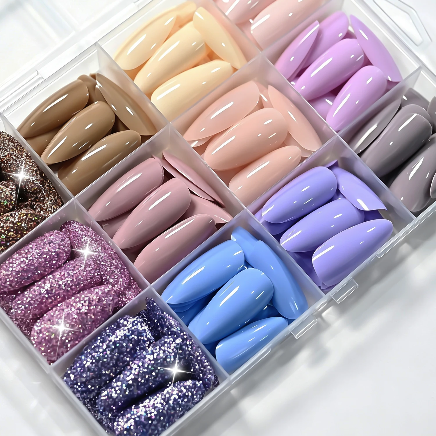 288 Adet Parlak Makaron Orta B - Nail Art Gliter incelemesi ve fiyatı