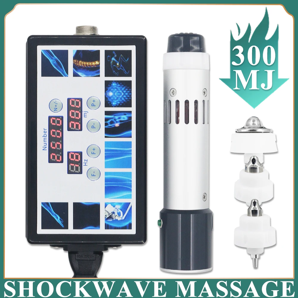 

Professional Shock Wave Therapy Machine For Effective ED Treatment Relieve Arm Elbow Pain 2025 Newest 300MJ Shockwave Massager