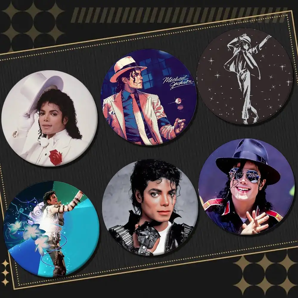 Michael Jackson Abzeichen Pins Anstecknadeln Hut Pins Broschen Geschenke Dekor Rucksäcke