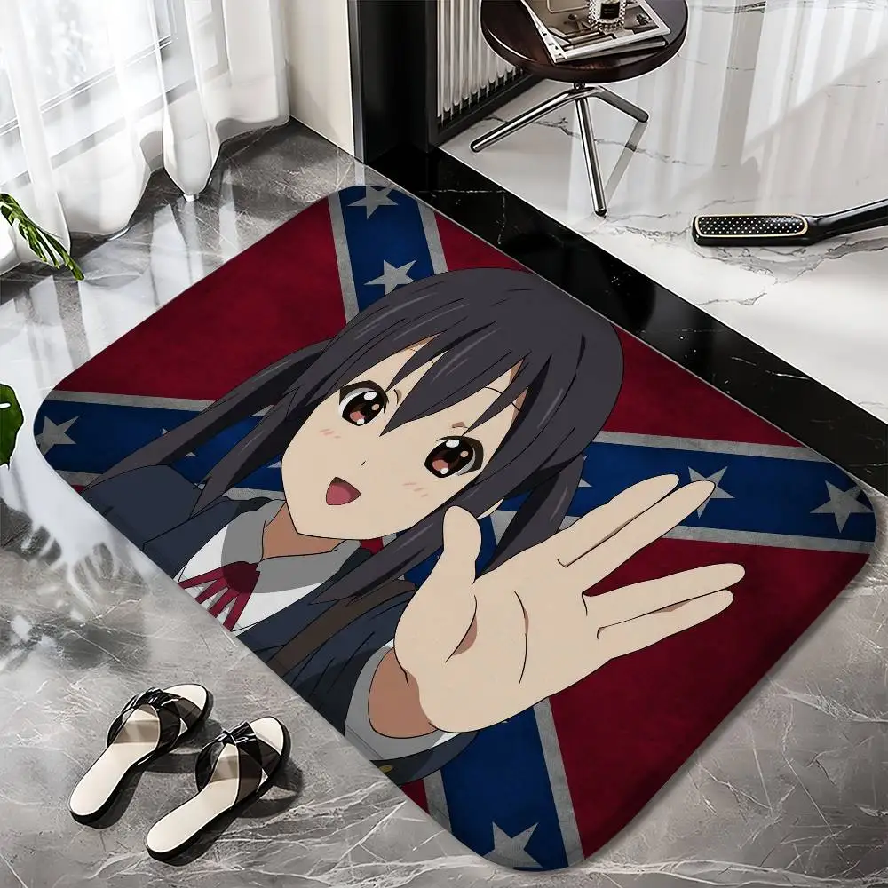 

K-on Girl Floor Mat Printed Large Carpets Room And Bedroom Carpets Bathroom Anti Slip Door MATS Small Carpets
