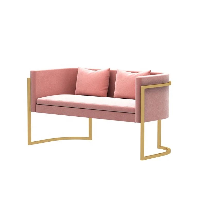 

Modern Sofa Lounge Chair Velvet Fabric Armchair Various Colors Can Be Customized