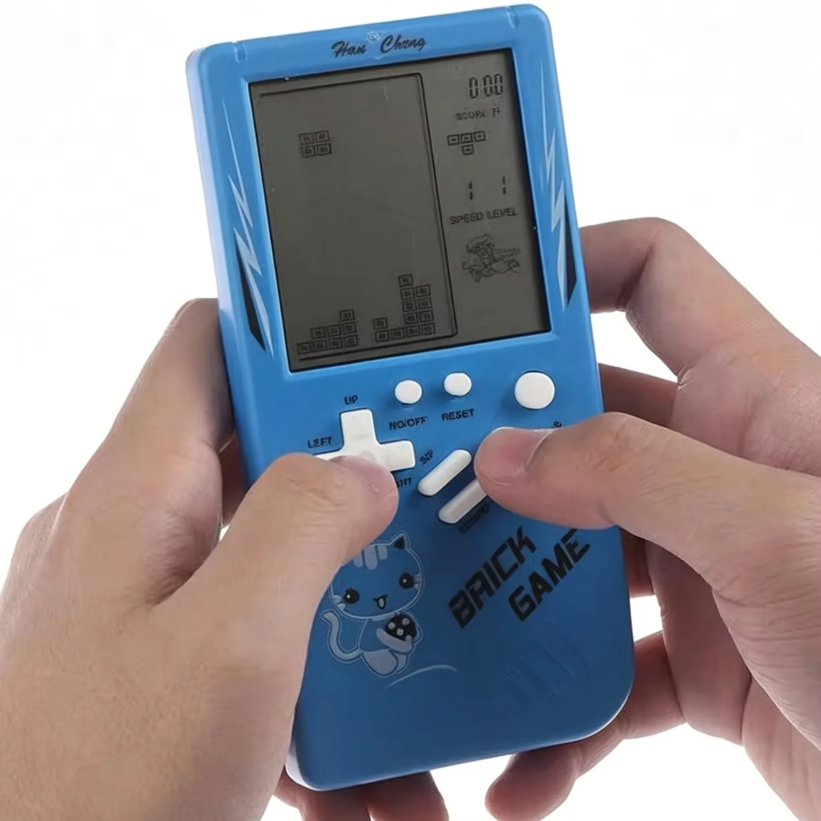 Classic Retro Handheld Game Console Large Screen Electronic Puzzle Game Toy for Kids view 4