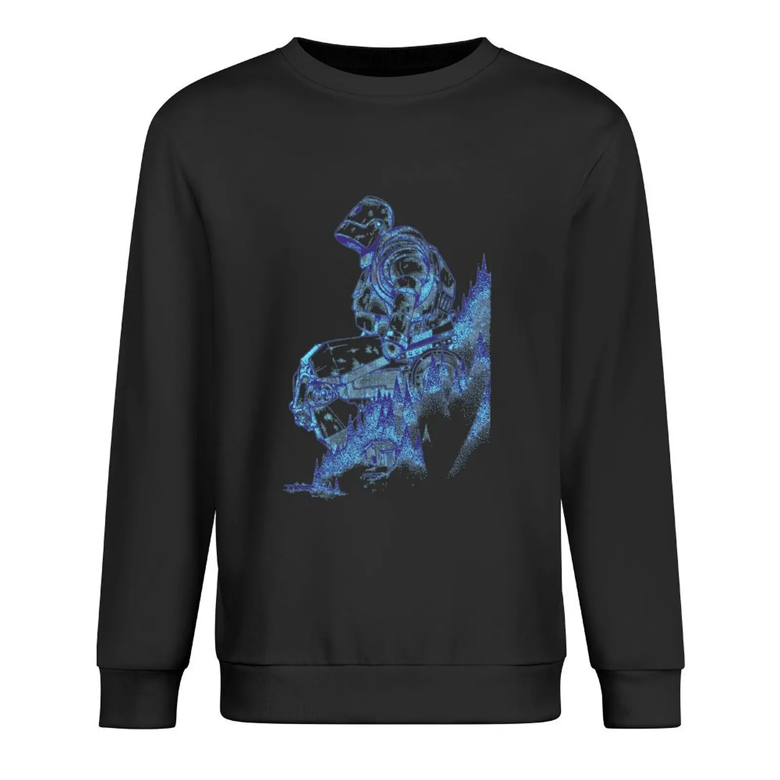 

Gradient Colour iron giant Pullover mens designer clothes anime clothes men's sweat-shirt set winter clothes hoody