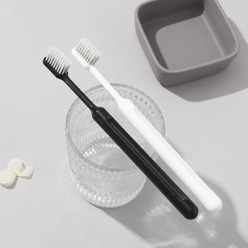 Xiaomi Toothbrush Silver Ion Antibacterial Toothbrush Black And White Soft Bristle Toothbrush pp Material For Couple Family