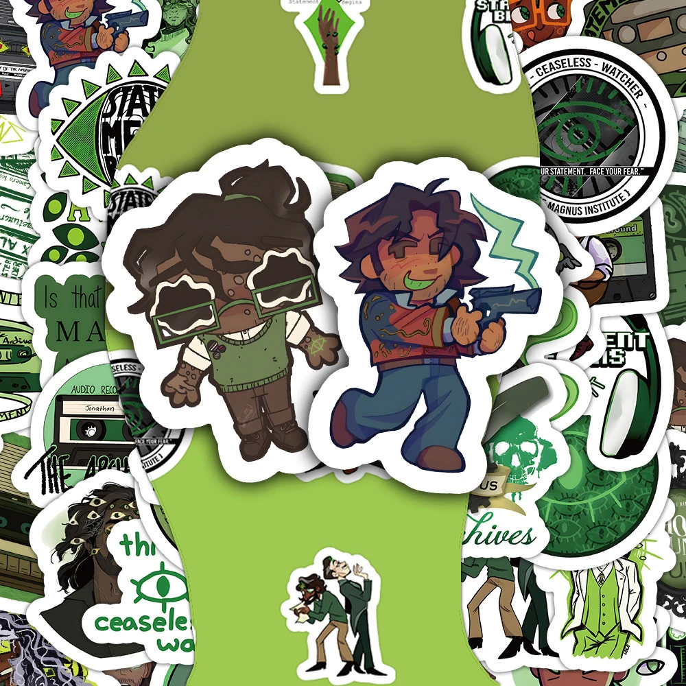 

10/30/54pcs Funny The Magnus Archives Cartoon Stickers Horror Sci-fi Podcast Decals DIY Laptop Phone Luggage Sticker Decoration