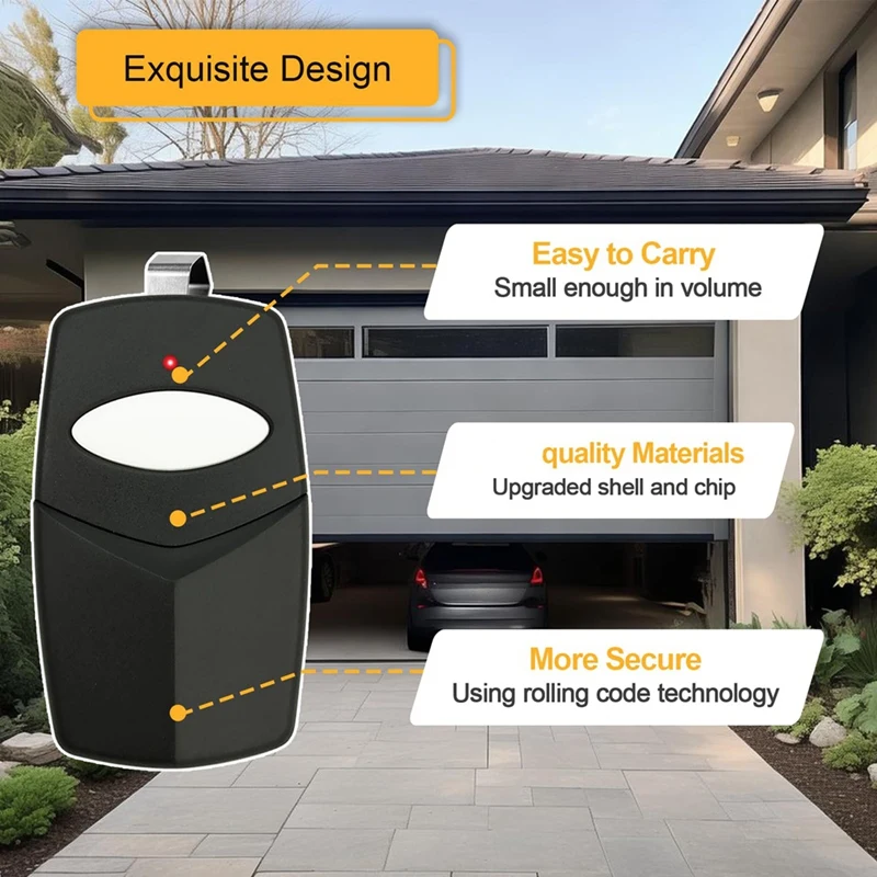 2 قطعة لخطي DTC دلتا 3 عن بعد ، 8 Dip التبديل فتحت باب المرآب عن بعد ، استبدال DT DTA DTD DTC DT2D DNT00002A ، 310MHZ