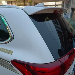 For Mitsubishi Outlander Spoiler Car Styling Exterior ABS Plastic Rear Trunk Boot Rear Wing Spoilers Decoration Tail 2013-2019