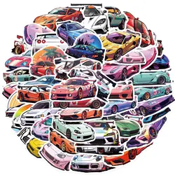 50PCS JDM Car Stickers for Men, Sticker for Laptop Water Bottles Hydroflasks Computer Guitar Bumper