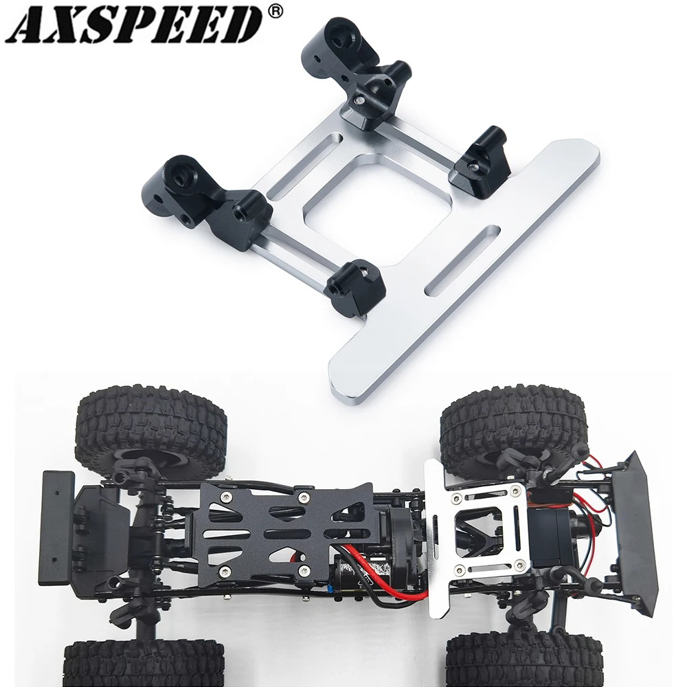 AXSPEED ESC z przodu rośnie zmodyfikowany zestaw metalowe ESC stojak do montażu dla 1/24 gąsienica RC oś samochodu SCX24 90081 AXI00001 AXI00004