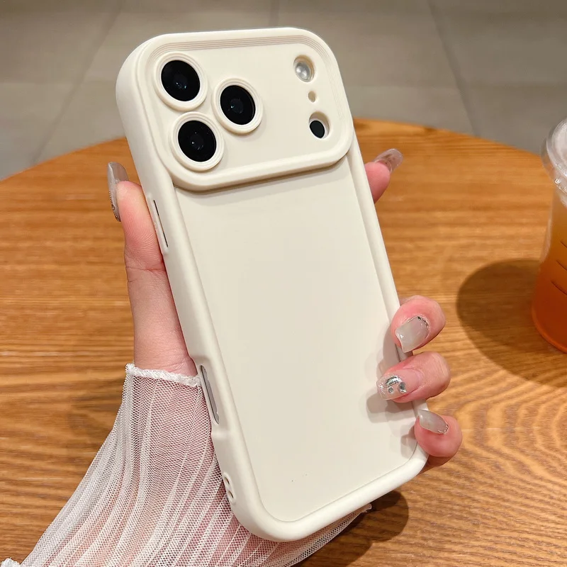 Bonbonfarbene Weiche Hülle für iPhone 18 Pro Max 17e 18 17 16 15 14 13 12 Pro Max 17 Pro 16e Stoßfeste Silikon-Handyhülle Fundas – Detail 9
